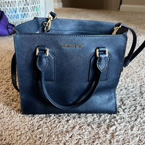 Blue Michael Kors medium sized purse